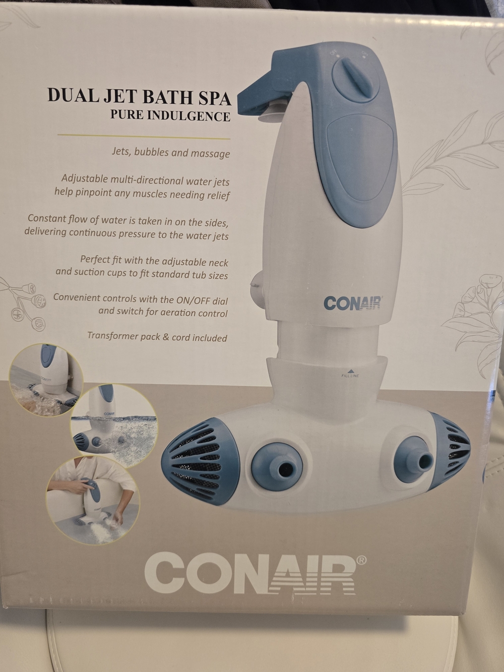 Conair Dual Jet Bath Spa